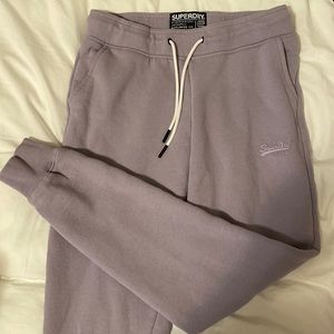 Superdry lavender sweatpants size 6 US